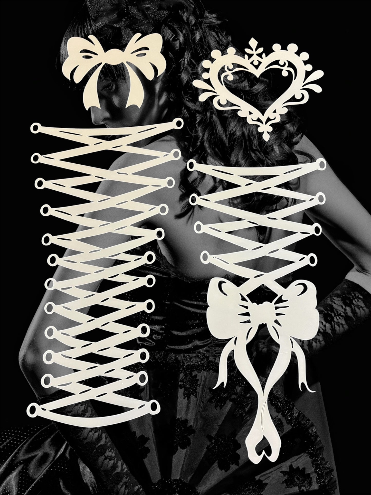Corset side lace up