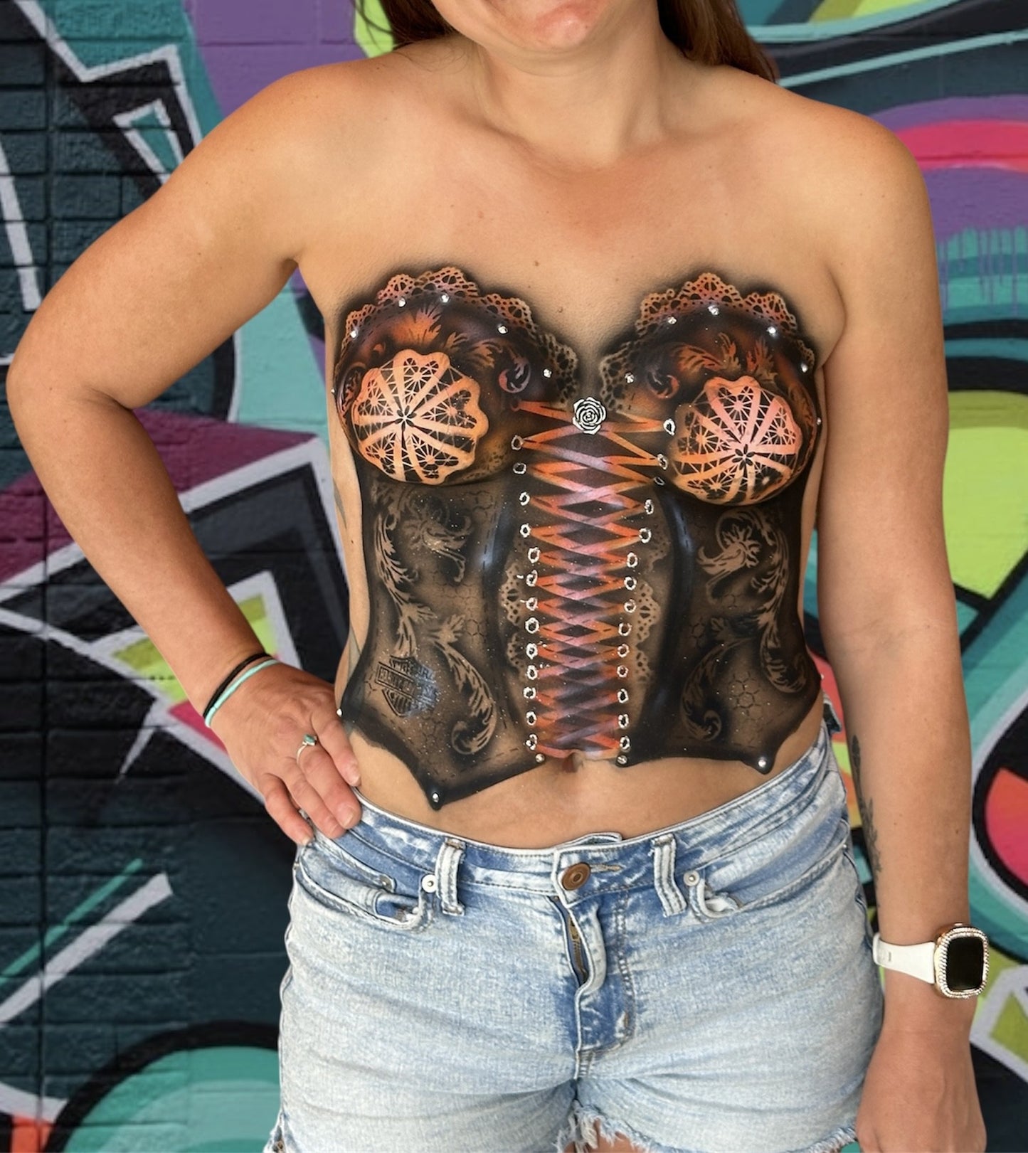 Corset Boob Lace