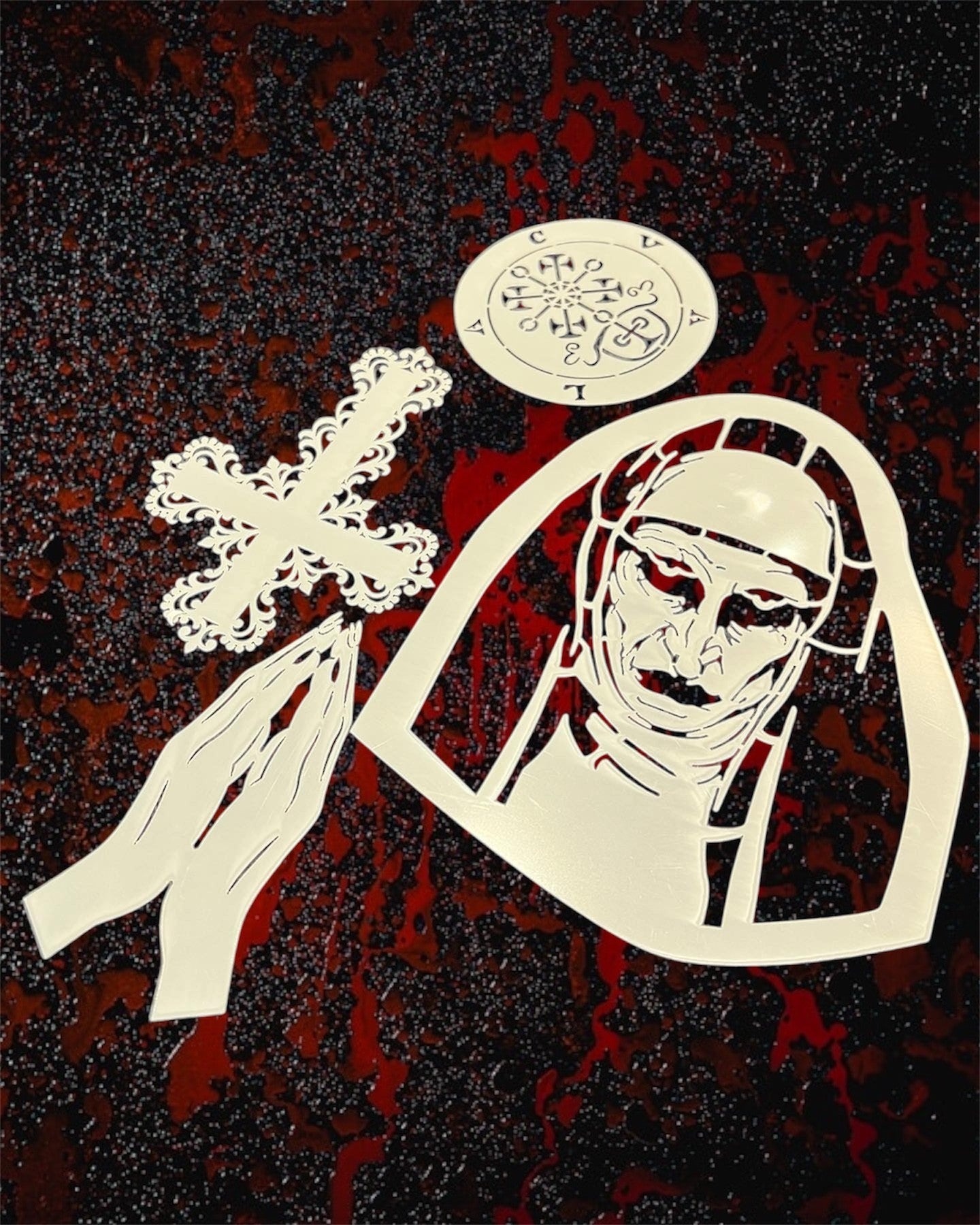 The Nun Stencil Pack