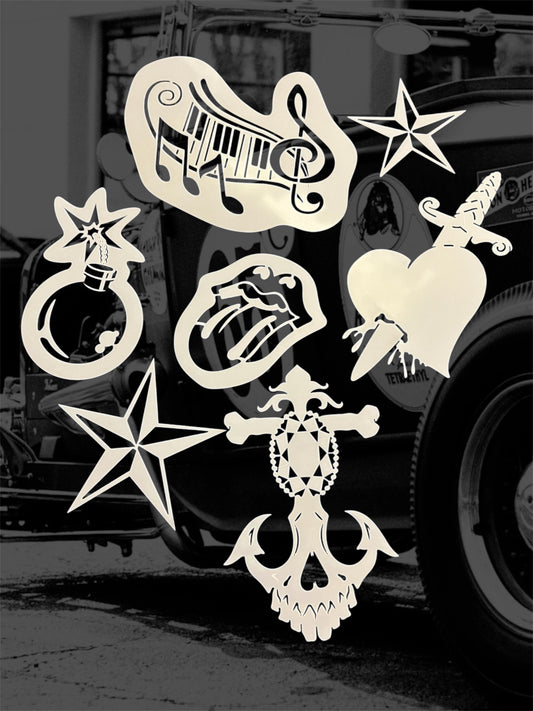 Skullz Flash Stencil Pack
